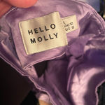 Hello Molly Purple Satin Mini Dress Photo 5