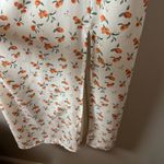 Abercrombie & Fitch Cinch Front Peaches Midi Dress Babydoll Smock Summer Size L Photo 4