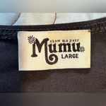 Show Me Your Mumu  Scoop Neck Long Sleeve Curved Hem Tunic Top Sz L Photo 7