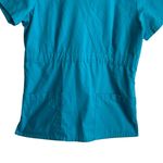 Butter Soft Women Scrub Top S Teal Medical Uniform Nurse Workwear Dental Casual‎ Blue Photo 6