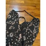 Treasure & Bond Women 8 Brown Tan Floral Print Spaghetti Strap Shift Dress Photo 8