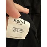 Seed Heritage XS Black Ruffle Tiered Cami Top V Neck Adjustable‎ Straps Photo 7