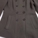 J.Crew Stadium Cloth Nello Gori Olive Green Double Breasted Pea Coat Size 4 Photo 2
