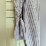 Free People Women Around the Clock Purple Ribbed Tunic Sweater Size XS Oversized Photo 3