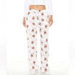 Forever 21 Teddy Bear Wide-Leg Pajama Pants Photo 1