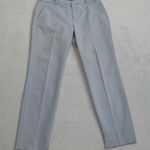 Zara Woman Dress Pants 8 32x27 Light Blue Mid Rise Button Career Business Casual Size 6 Photo 0