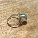 Sterling Silver Natural Blue Turquoise 925  Ring Photo 7
