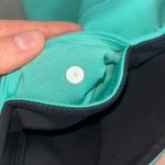 Lululemon Cropped Teal Reversible Leggings Photo 4