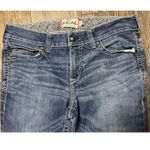 Ariat Real Denim Blue Jeans Women's 33R Bootcut Mid Rise Western Rodeo FLAWS Photo 4