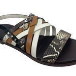 Cole Haan  Francie Slingback Flat Sandal Animal Print Size 6.5M Photo 3