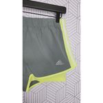 Adidas Grey Neon Built-in Short Tricot Shorts Sz M Photo 3