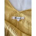 Rip Curl Women's Gold Sleeveless V-Neck Short Cover Up Dress XS Photo 4