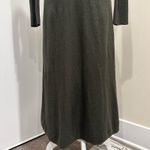 Barbour Laverne Midi Sweater Dress Olive Green Turtleneck US 4 Heritage Preppy Photo 10