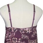 Ambrielle Maxi Nightgown Adjustable Straps Molded Cups Lace Accent Detail Purple Size M Photo 3