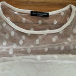 cha cha vente  White Lace Womens Top Size Medium Photo 1