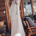 Lounge MONTE THE LABEL - WHITE ACTON MAXI - XS - KNIT  DRESS HOOD POCKET Photo 6