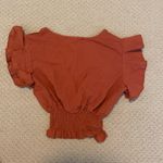 SheIn XS Size 2 Women's Teen Girl Burnt Orange Top Photo 3