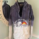 Ron Jon  Womens Sweatshirt Blue Tie Dye Sun Surf Shop Orange Beach Drawstring M Photo 0