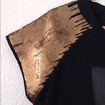 Fun & Flirt FINAL MARKDOWN Ladies' NWT  Sheer Sequined Top (L) Photo 2