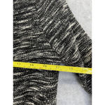 Bershka  BSKGIRL Size XS Black White Open Front Jacket Sherpa Lined with Pockets Photo 3