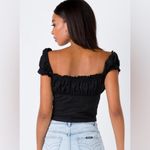 Princess Polly  Elouise Crop Top - Black - 2 Photo 5