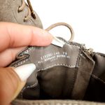 Bamboo  Tan Suede Lace Up Platform Booties Photo 3