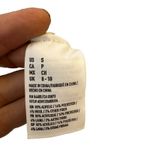 American Eagle NWT White, Silver Metallic V-Neck Pullover Sweater Womens Small Photo 4