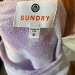 Sundry  Purple/White Tye Dye‎ French Terry Sweatshirt Size 0/XS Photo 1