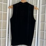 J.Crew  Velvet Mock neck tank in Black size small style J7852 Photo 3