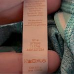 Lucy Long Sleeve Shirt Top Open Back Women’s Size XS Teal Blue Thumbholes Photo 9