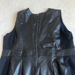 Spanx Leather-Likeā Combo Sheath Black Dress Sleeveless Bodycon 2X NWT Photo 5