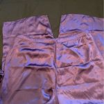 Cabernet pajama set with long, wide leg pants & camisole top with beading. Size XL Photo 2