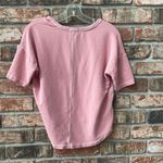 Rag and Bone  Pink Top Size XS Top Stitch Casual Stretch U Neck Photo 3