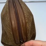 BORBONESE Pouch Redwall Quail Pattern Suede x Leather Photo 3