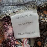 JODIFL  Patchwork Kimono with Tassles, Women's.‎ Size: S Photo 4