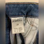 Just USA NWT  Jean Blue Shorts Size 28 Raw Hem Photo 13