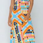 ZARA Geometric Maxi Dress Photo 0
