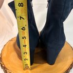 Allegra K  Women's Round Toe Side Zip Chunky Heel Ankle Boots Navy Blue Size‎ 10 Photo 6