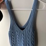 Streetwear Society Blue Sweater Tank Top Vest Photo 0