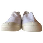 Palladium  Pallarue White Canvas slip-on loafer sneaker, Size 8 Photo 3