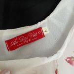 Vintage Áo Dài Việt Floral Puff Sleeve Dress In White & Pink midi halter neck Photo 4