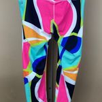 Fabletics Small 80’s Style Neon Geo Print Active Leggings Y2K Funky Vibrant Photo 4