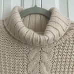 VERO MODA AWARE by Womans Cowl Neck Sweater Vest Size S Beige Photo 4