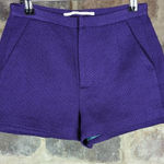 𝅺five‎ Plus Shorts Purple Tweed Woman's Size Asian small Lined Bright Pockets Purple Photo 0