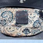 Brighton Shoulder Bag Black Hobo Bag Thick Pebble Leather Y2K Bedazzled Photo 5