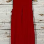 Amanda Uprichard Sleeveless Silk Dress - Red - Small Photo 9