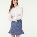 J.Crew  Fluted Skirt Autumn Tweed - size 4 Photo 1