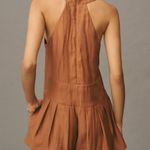 Anthropologie Sleeveless V-neck Pinafore Romper, Size S Photo 3