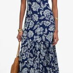 Madewell NWT  Women's Textured Maxi Slip Dress Floral Size 00 Spring Casual Photo 0