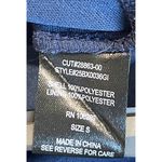 Trixxi  Sequined One-Shoulder Tiered Navy Mini Dress Junior Size S Glam Dance Photo 6